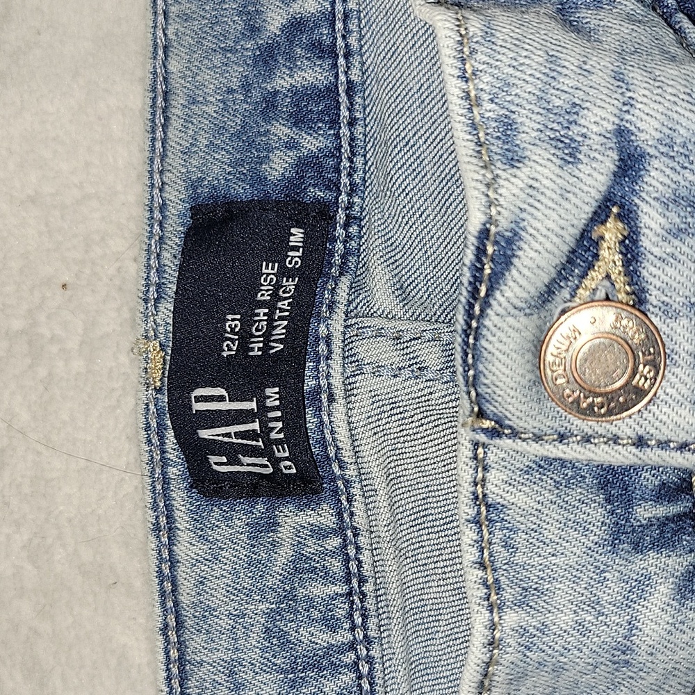 COPY - GAP Denim Womens High Rise Vintage Slim 12/31